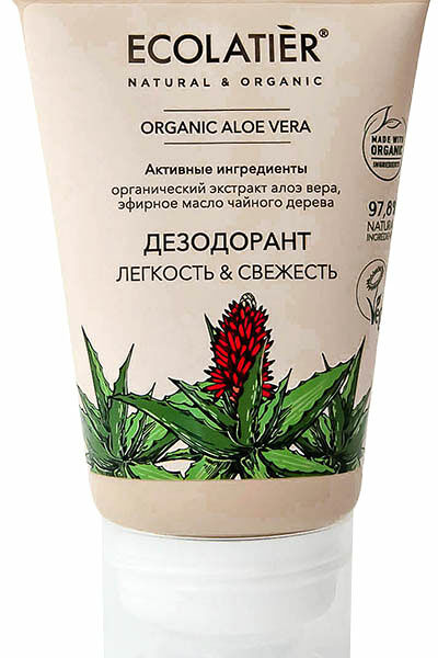 Дезодорант Ecolatier Легкость и Свежесть Organic Aloe Vera