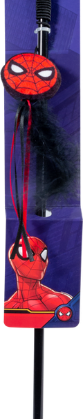 Игрушка для кошек Triol Marvel удочка-дразнилка Человек-паук, 17х45 см