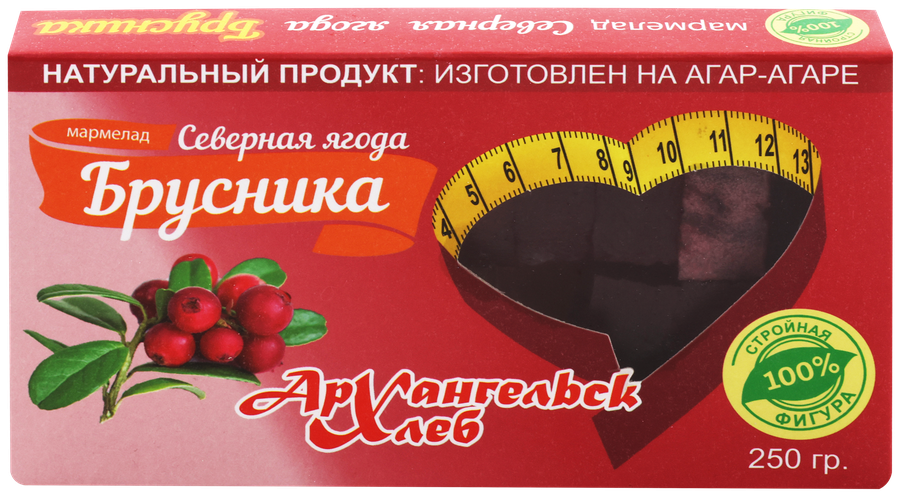 

Мармелад АРХХЛЕБ Северная ягода с брусникой 250 г