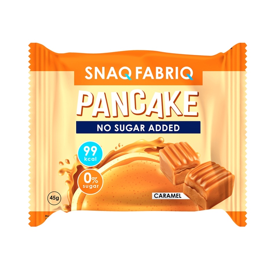 

Панкейк Snaq Fabriq мягкая карамель без сахара 45 г