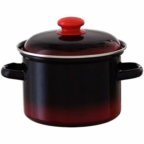 Кастрюля эмалированная цилиндрическая Южанка