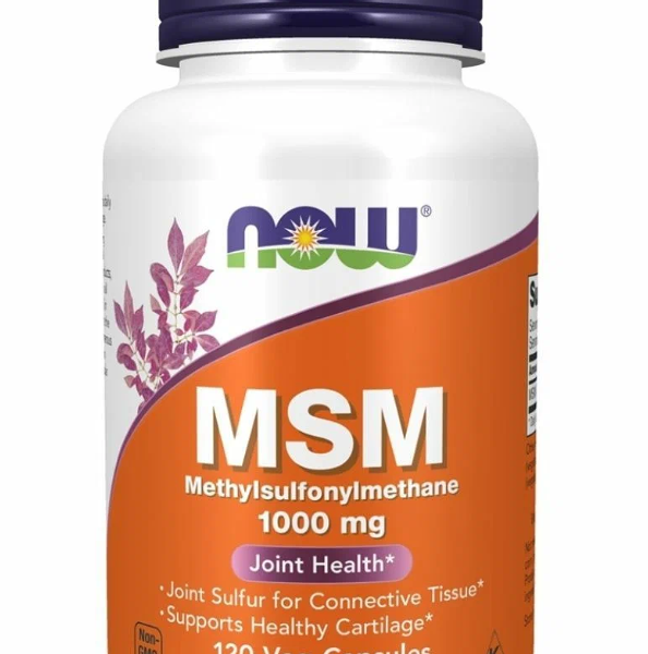 NOW MSM Methylsulfonylmethane 1000 мг капсулы 120 шт