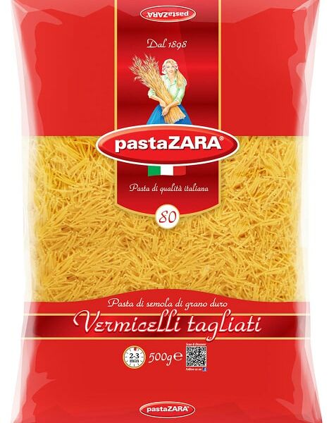 Макароны Pasta ZARA №80 Vermicelli tagliati 500г