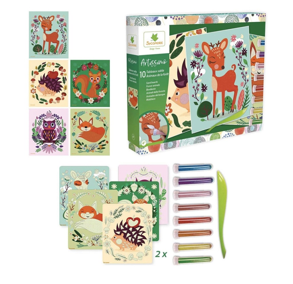 

Набор для декорирования Sycomore Artissimo Лесные животные 4+, Франция