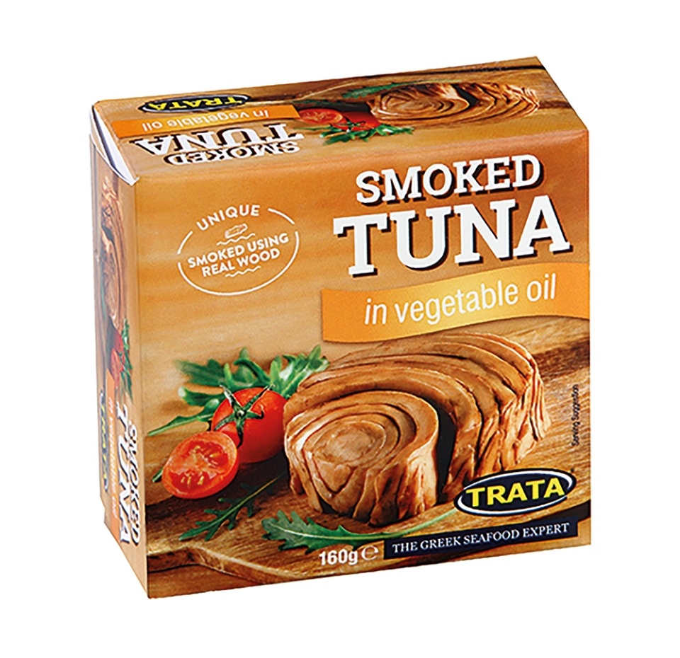 

Тунец Trata копченый в масле 160 г