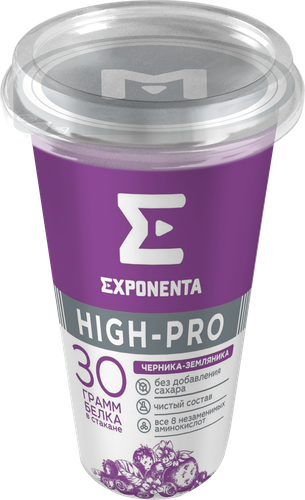 

Напиток кисломолочный Exponenta high-pro черника-земляника 250 г