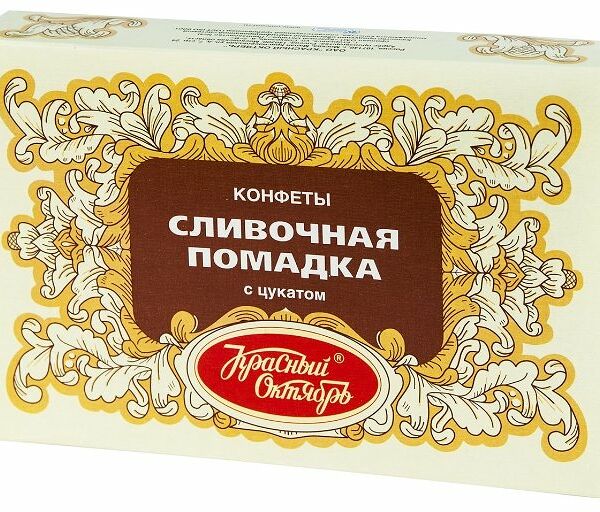 Конфеты Сливочная помадка Красный Октябрь с цукатом