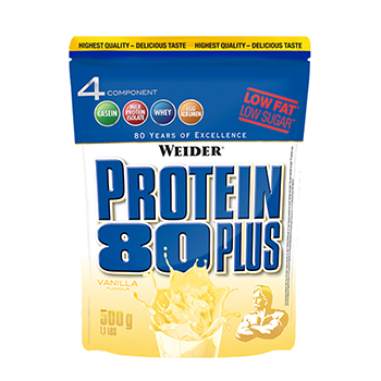 

Протеин сывороточный Weider 80 Plus Ваниль 500г