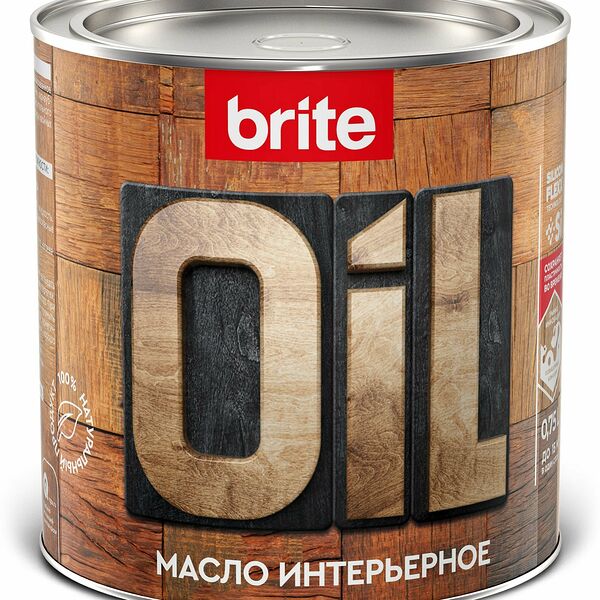 Масло BRITE FLEXX интерьерное бесцветное 0,75 л