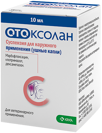 Капли ушные KRKA Отоксолан 10 мл
