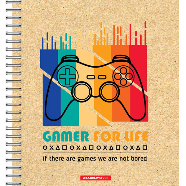 Тетрадь Green Island Game в клетку А5, 80 л в ассортименте