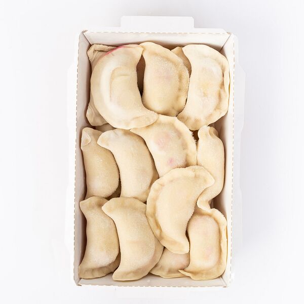 Вареники ручной лепки с вишневой начинкой