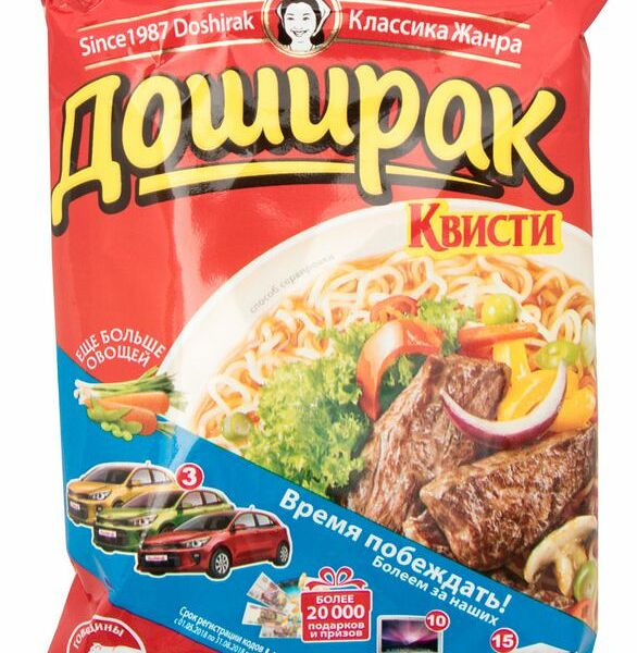 Лапша Доширак Квисти со вкусом говядины, 70г