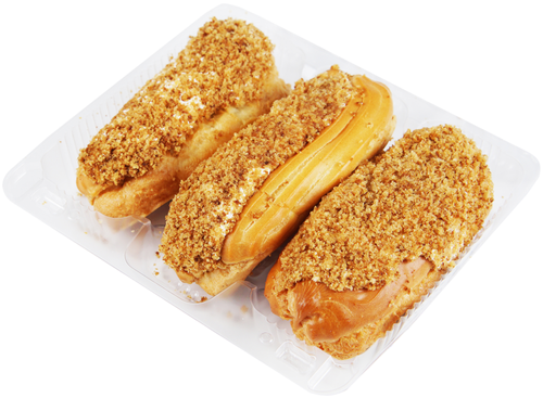 

Пирожное заварное РЕЦЕПТЫ РАДОСТИ Эклер ванильный, 135г