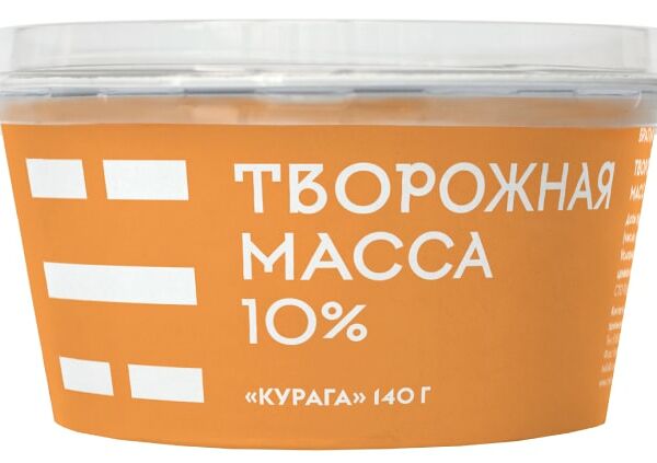 Масса творожная Братья Чебурашкины с курагой 10% 140г