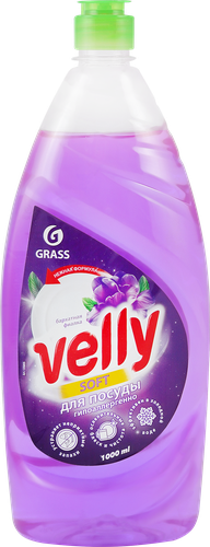 

Средство для мытья посуды GRASS Velly Бархатная фиалка, 1л