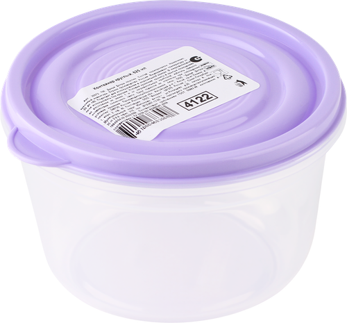 

Контейнер ДУНЬЯ ДОГУШ ПЛАСТИК круглый, 625мл Арт. 30572