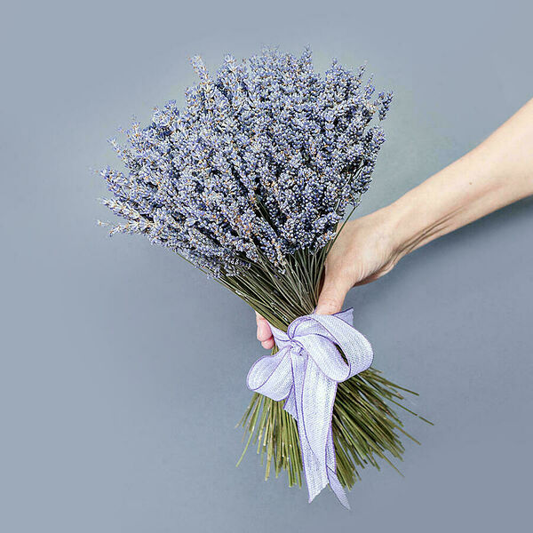 Монобукет из Лаванды под ленту