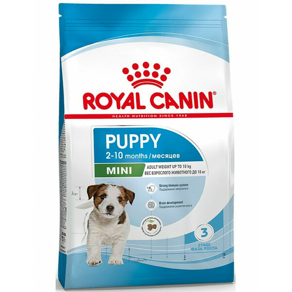 Royal Canin Mini Puppy корм сухой полнорационный для щенков мелких пород (вес взрослой собаки до 10 кг) в возрасте до 10 месяцев 2 кг