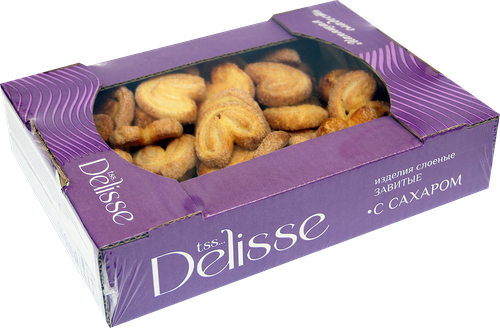 

Изделия слоеные Delisse Заряшки с сахаром 500 г