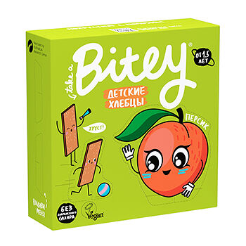 Хлебцы кукурузно-рисовые Take a Bitey персик-морковь от 1,5 лет