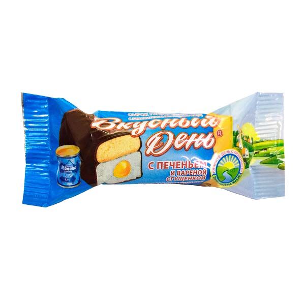Сырок глазированный Вкусный День 23% 45гр с Печеньем и Варенкой
