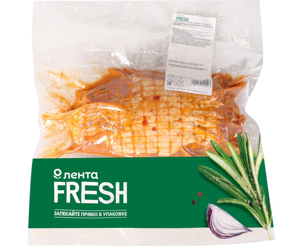 

Окорок Лента Fresh свиной в маринаде для запекания охлажденный