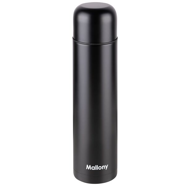 Термос Mallony Solido, 1 л, нерж. сталь, черный