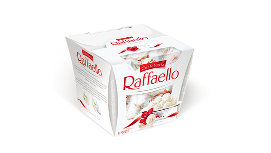 Конфеты Raffaello с цельным миндальным орехом в кокосовой обсыпке, 150 г