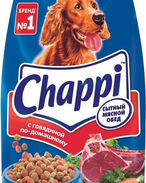 Корм для собак сухой Chappi с говядиной по-домашнему