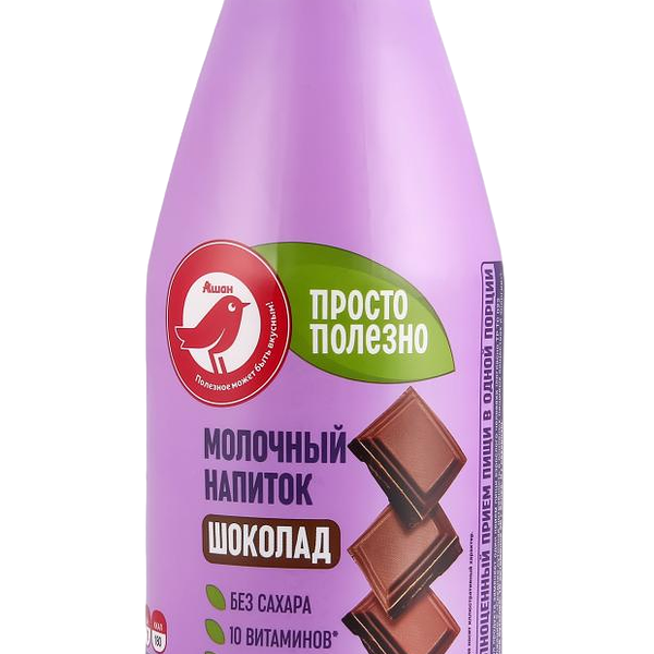 Напиток молочный Ашан Красная птица Шоколад БЗМЖ