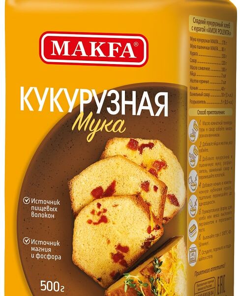 Мука Makfa кукурузная 500г