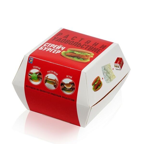 Лизун-жмяка 1 Toy Мелкие пакости Стрейчбургер