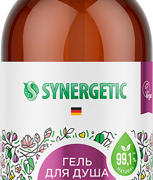 Гель для душа Synergetic Натуральный цветущий инжир-лотос