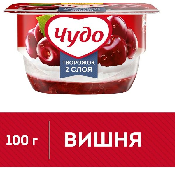 Творожок Чудо Вишня 4.2% 100г