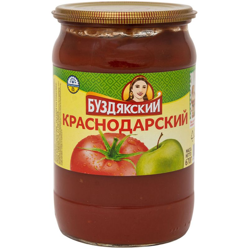 

Соус томатный Буздякский Краснодарский 670 г