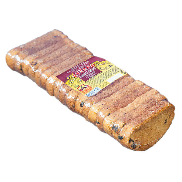 Сухари Посольские с изюмом в сахаре 300г посольство вкусной еды