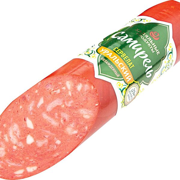 Колбаса полукопченая Самирель Сервелат Уральский