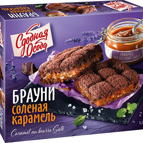 Пирог Сдобная особа Брауни соленая карамель
