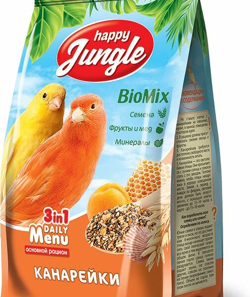 Корм Happy Jungle для канареек 500 г