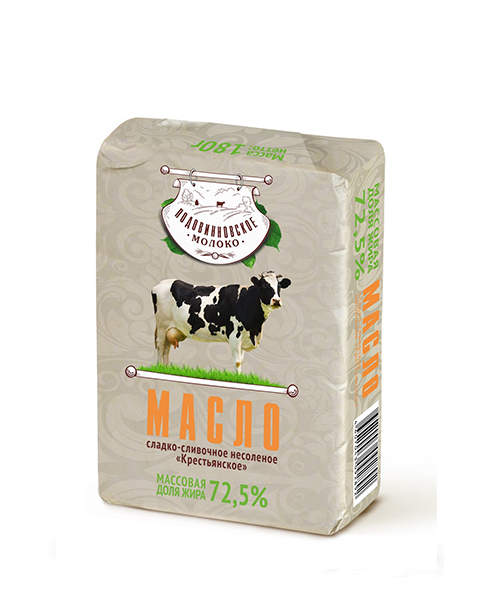 

Масло сладко-сливочное Крестьянское, 72,5%