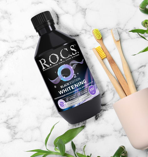 

Ополаскиватель для полости рта R.O.C.S. Black Edition Whitening 250 мл