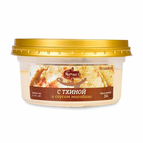 Салат Хумус с тхиной и соусом масабаха HAMSA