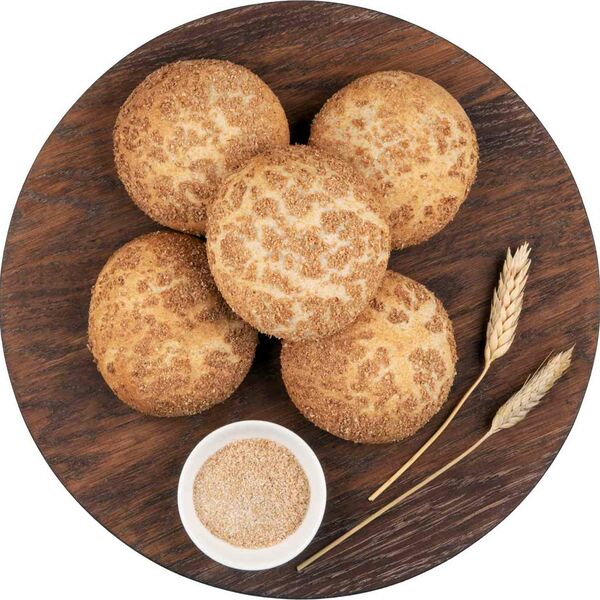 Булочки с отрубями, 5×