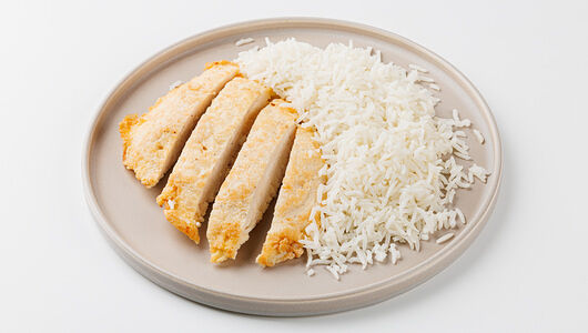 Рис Вкусвилл с куриной бризолью