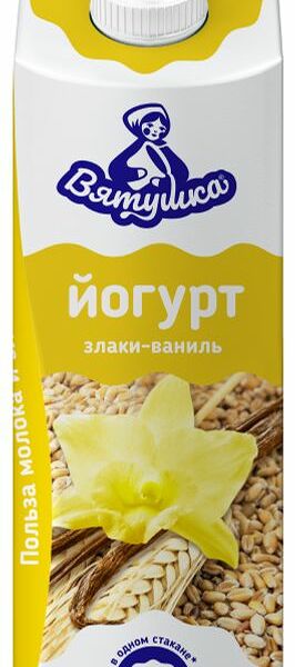 Йогурт Вятушка со злаками и ароматом ванили 2.5% 500г