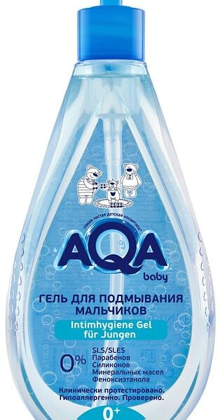 Гель для подмывания Aqa baby мальчиков 400мл