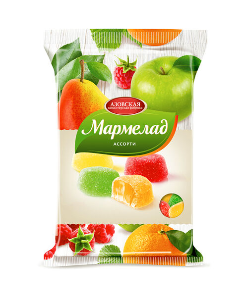 Мармелад Азовская кондитерская фабрика желейный Ассорти