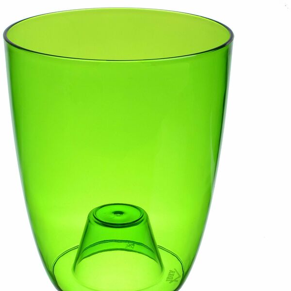 Кашпо IDEA ОРХИДЕЯ d16 см полистироловое зеленое