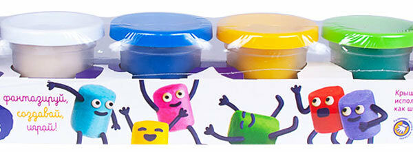 Тесто для лепки Genio Kids Art 6 цветов